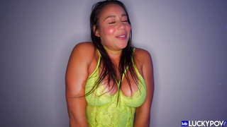 ̠� 메가 엉덩이 Latina Carmela 클러치