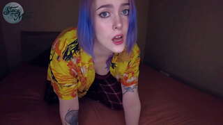 Stacy Moon spanks i a big white anal til i cha ghabh a &#039; gabhail chan eil barrachd