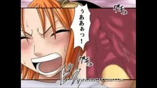 Le ragazze di anime Nami Robin Spankwirecom nudo