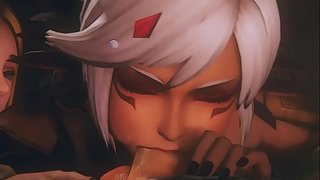 [فو-010] العلاج الملكي-الأميرة تمتص الديك