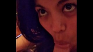Blowjob le cum ann am beul
