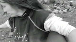 SCHWARZEN SCHWANZ CUM SLUT: ASHTON LIEBE VERSCHLINGT BBC CUM ZWEIMAL in ÖFFENTLICHEN